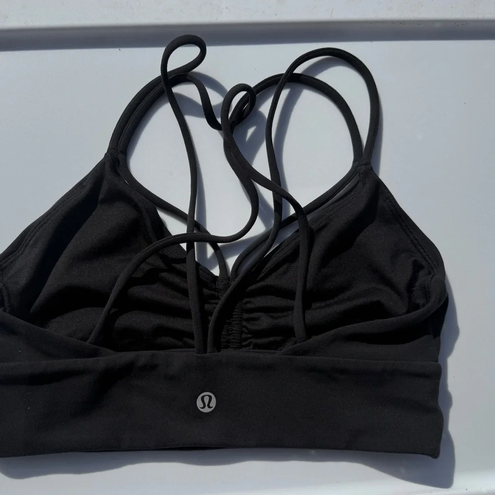lululemon Tote & Align Black Strappy Bralette size 6 - Picture 4 of 6